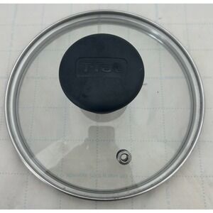 T-Fal Tempered Glass Lid 5.5" Vented Black Plastic Knob Pan Lid Replacement